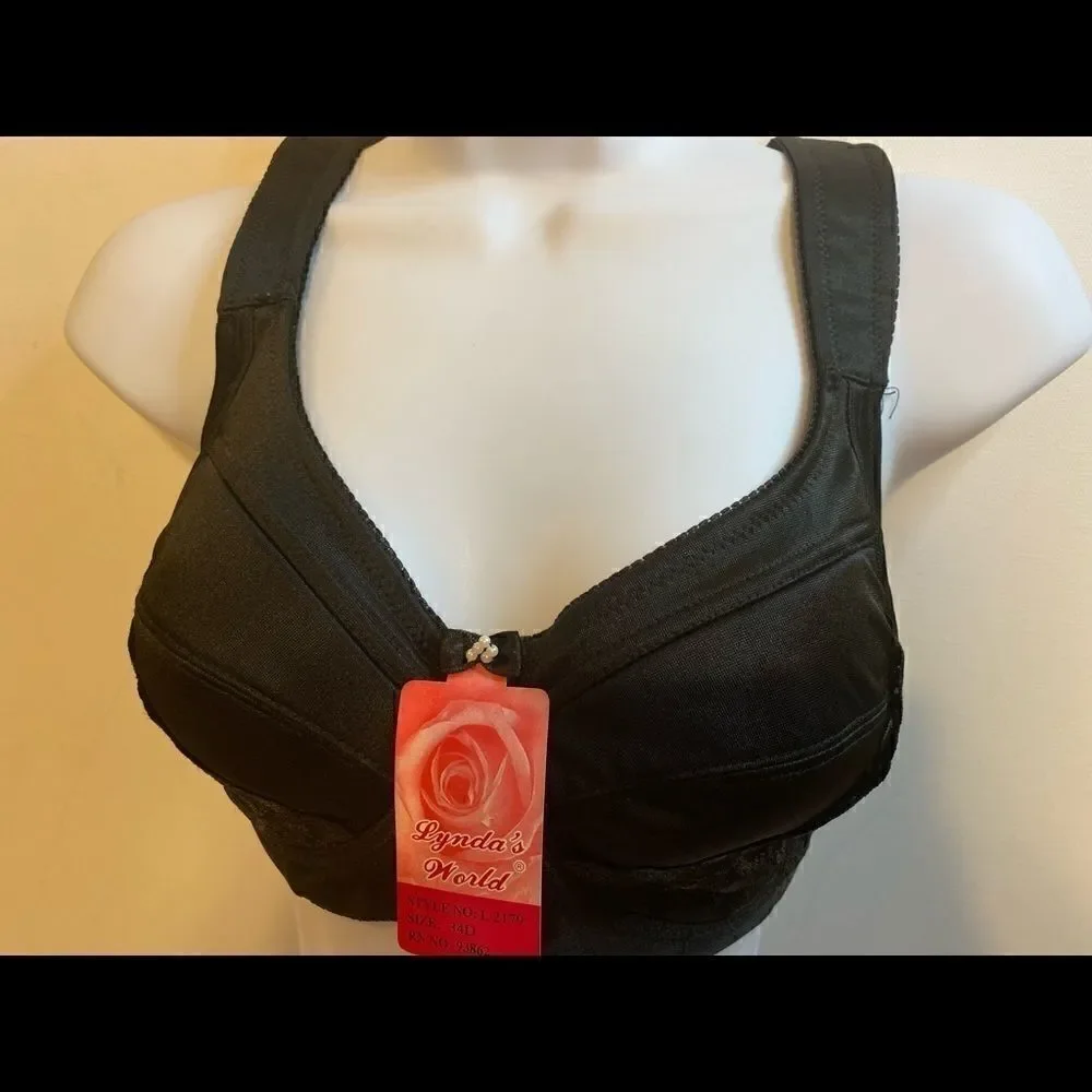 💥Lynda’s World underwire sexy Fashion Bras34C